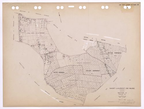 Section G feuille n°1. Plan révisé pour 1936. 3e édition à jour pour 1980.