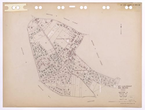 Section G feuille n°2. Plan révisé pour 1936. 4e édition à jour pour 1980.
