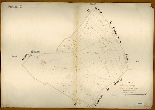 Section C dite de la Caborne, feuille unique.