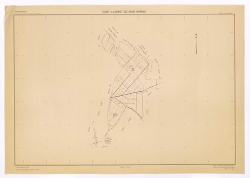 Tableau d'assemblage : feuille Nord : sections ZL, ZM.