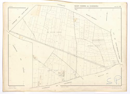 Section AB. Feuille renouvelée pour 1972.