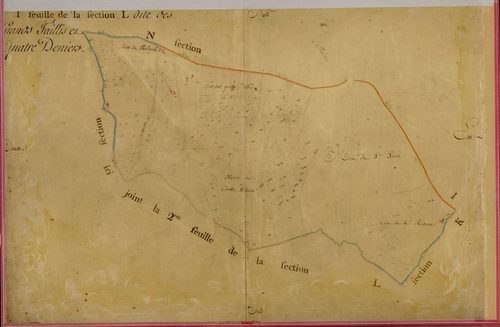 Section L dite des Grands Taillis, feuille n°1.