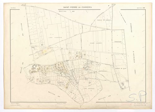 Section AM. Feuille renouvelée pour 1972.