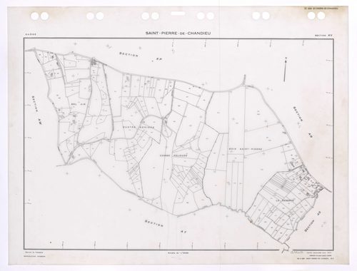 Section AV. Feuille renouvelée pour 1972. Edition à jour pour 1986.