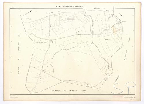Section AS. Feuille renouvelée pour 1972.