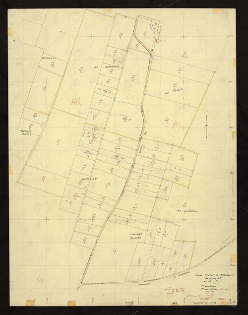 Section AK : planchette 18.