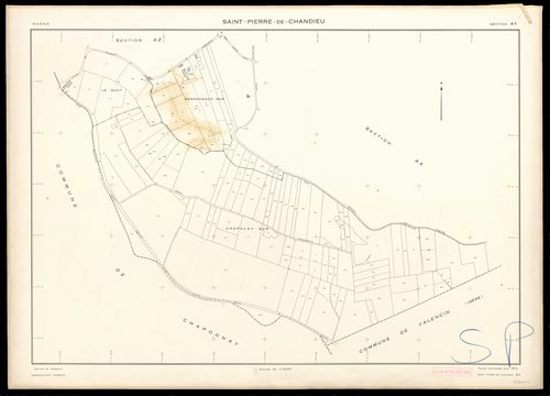 Section AY. Feuille renouvelée pour 1972.