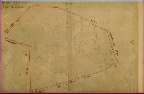 Section D, feuille unique.