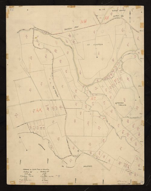 Section AV-AX : planchette 28.