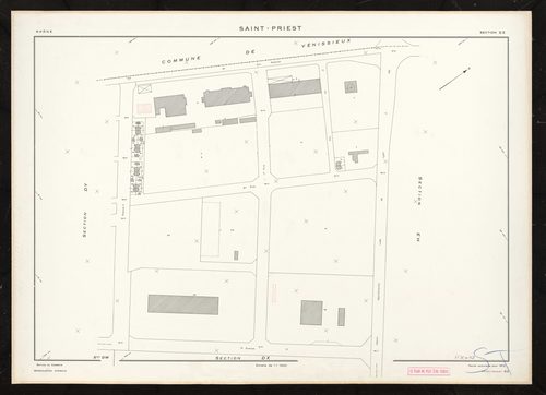 Section DZ. Feuille renouvelée pour 1975.
