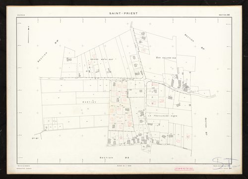 Section BR. Feuille renouvelée pour 1975.