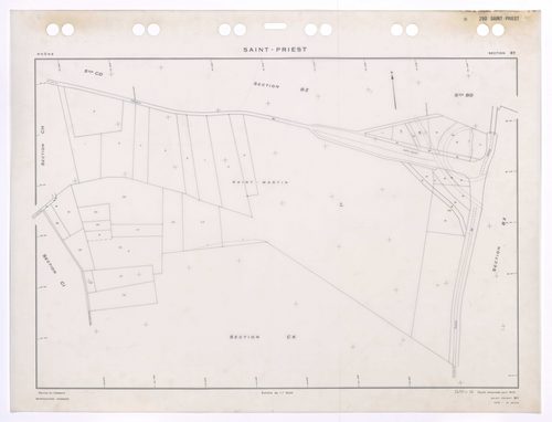 Section BY. Feuille renouvelée pour 1975. 2e édition à jour pour 1979.