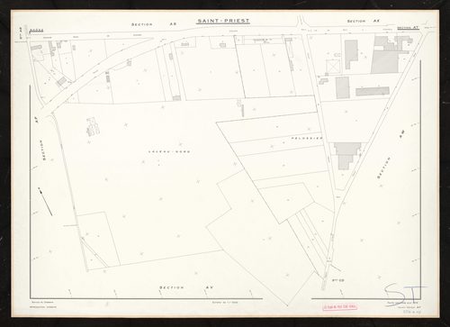 Section AT. Feuille renouvelée pour 1975.