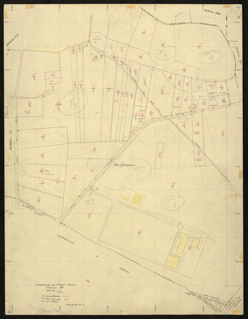 Section BV : planchette n°1.