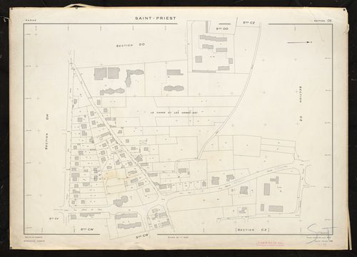 Section DE. Feuille renouvelée pour 1975.