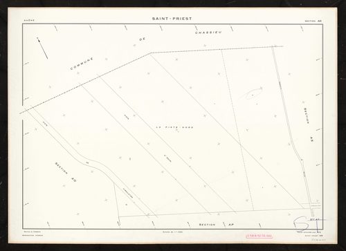 Section AR. Feuille renouvelée pour 1975.