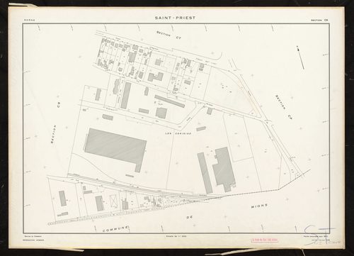 Section CR. Feuille renouvelée pour 1975.