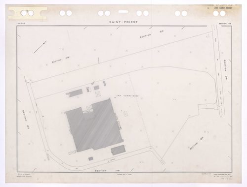 Section DR. Feuille renouvelée pour 1975. 2e édition à jour pour 1979.