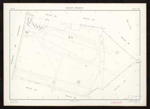 Section EH. Feuille renouvelée pour 1975.