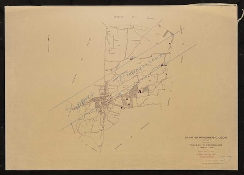 Tableau d'assemblage. Cadastre révisé pour 1941. 2e édition à jour pour 1979.
