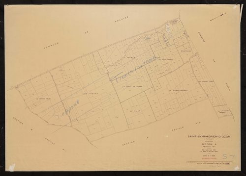 Section A feuille n°1. Plan révisé pour 1941. 2e édition à jour pour 1979.