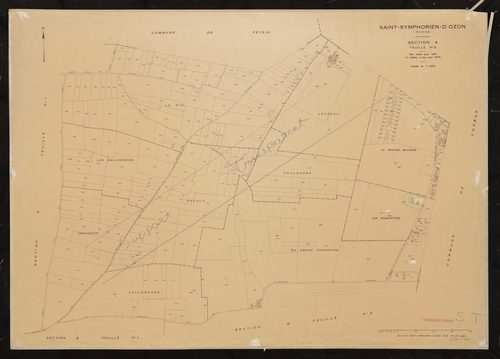 Section A feuille n°2. Plan révisé pour 1941. 2e édition à jour pour 1979.