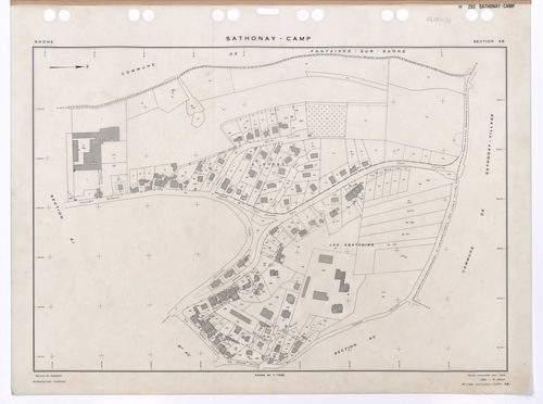 Section AB. Feuille renouvelée pour 1955. 3e édition à jour pour 1980.