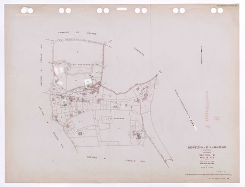 Section B feuille n°3. Feuille révisée pour 1935. Edition à jour pour 1985.
