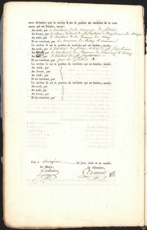 Sérézin, 15 mai 1829.
