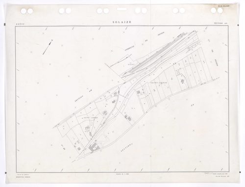 Section AN. Feuille remaniée pour 1989.