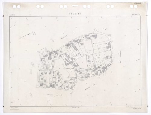 Section AT. Feuille remaniée pour 1989.
