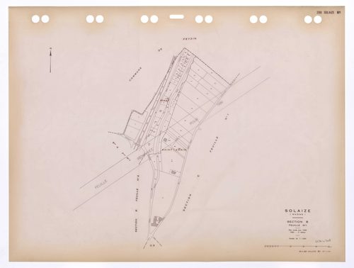 Section B 1ère feuille. Plan révisé pour 1935. 2e édition à jour pour 1980. Feuille remaniée pour 1989.