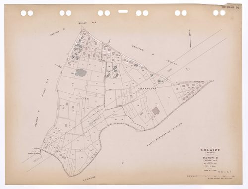 Section D 2e feuille (partie de l'ancienne feuille unique). Plan révisé pour 1935. 2e édition à jour pour 1980. Feuille remaniée pour 1989.