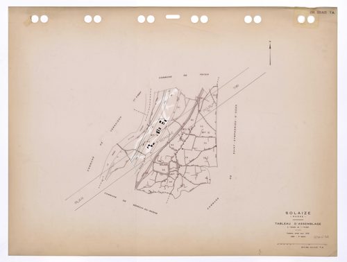 Tableau d'assemblage (TA). Plan révisé pour 1935. 2e édition à jour pour 1980. Feuille remaniée pour 1989.