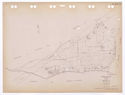 Section D 3e feuille (partie de l'ancienne feuille unique). Plan révisé pour 1935. 2e édition à jour pour 1980. Feuille remaniée pour 1989.