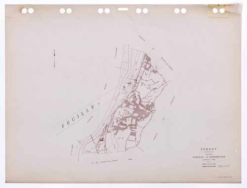 Cadastre révisé pour 1952. Edition à jour pour 1985. Feuille annulée.