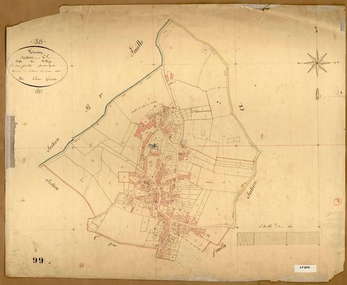 Section C dite du Village, feuille n°1.