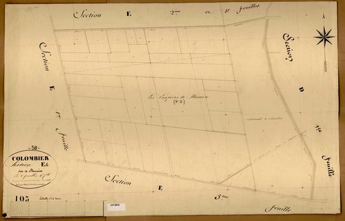 Section E dite de Planaise, feuille n°4.
