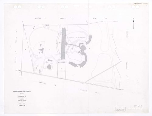Section E feuille n°4. Plan révisé pour 1936. Edition à jour pour 1998.