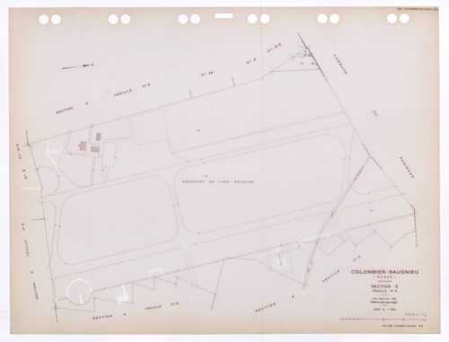 Section E feuille n°3. Plan révisé pour 1936. Edition à jour pour 1985.