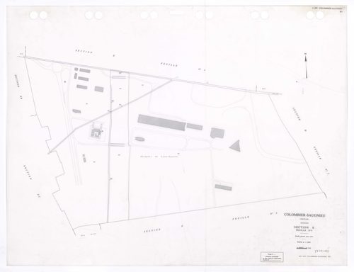 Section E feuille n°5. Plan révisé pour 1936. Edition à jour pour 1998.