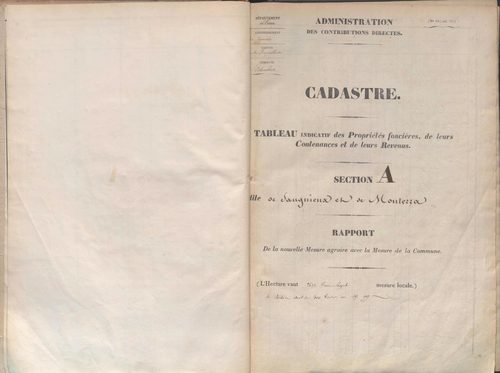 État de sections.