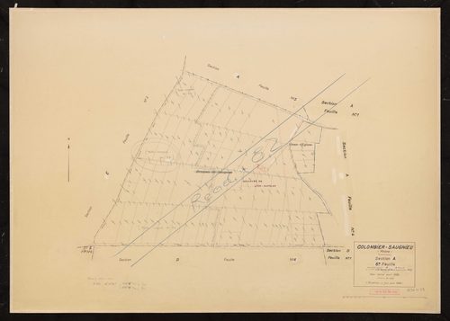 Section A feuille n°6 (ancienne section H 2e feuille de la commune de Saint-Bonnet-de-Mure acquise pour 1972). Plan révisé pour 1936. 2e édition à jour pour 1968. Réédité pour 1982.