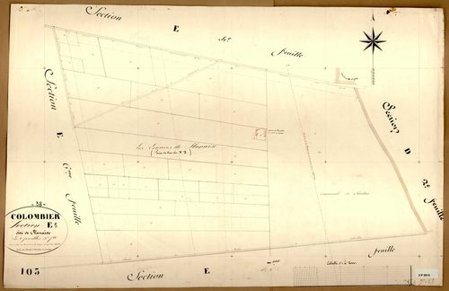 Section E dite de Planaise, feuille n°5.