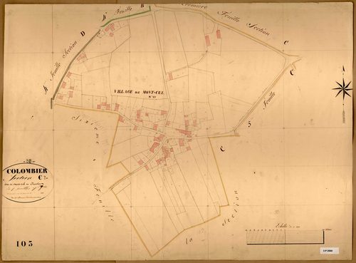 Section C dite de la Mont-Cul et Reculon, feuille n°7.