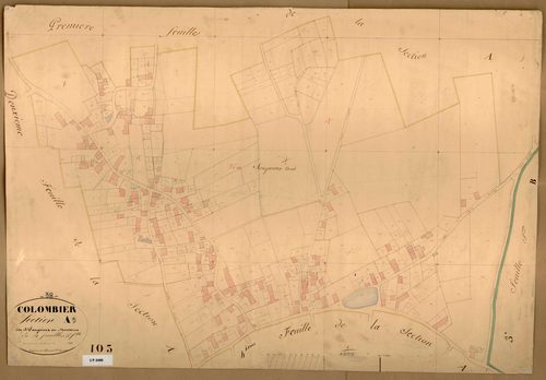 Section A dite de Longnieux et Monterra, feuille n°3.