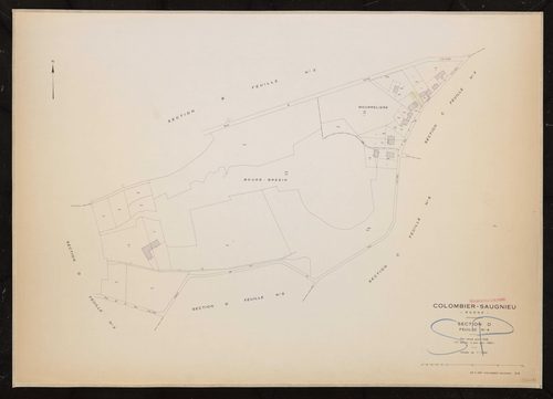 Section D feuille n°4. Plan révisé pour 1936. 3e édition à jour pour 1982.