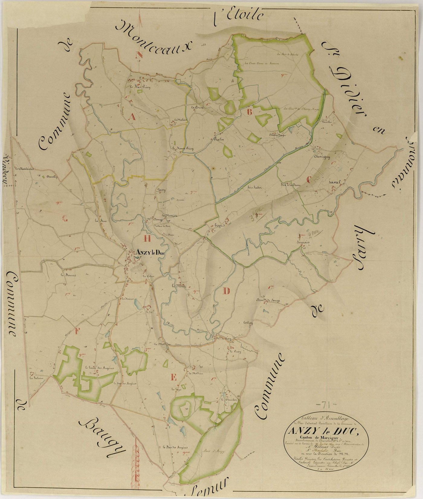 Anzy-le-Duc - Toutes sections