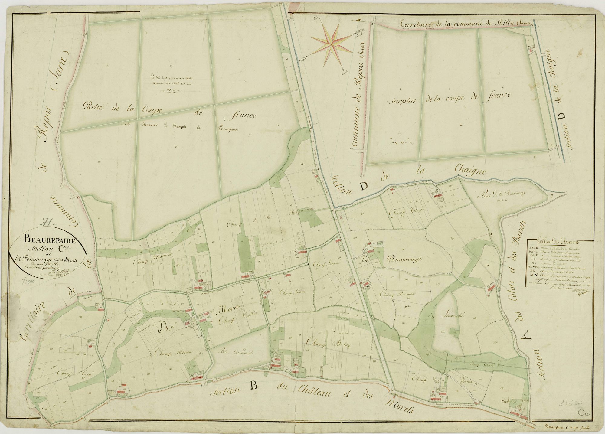 Beaurepaire - POMMERAYE, LES MORETS