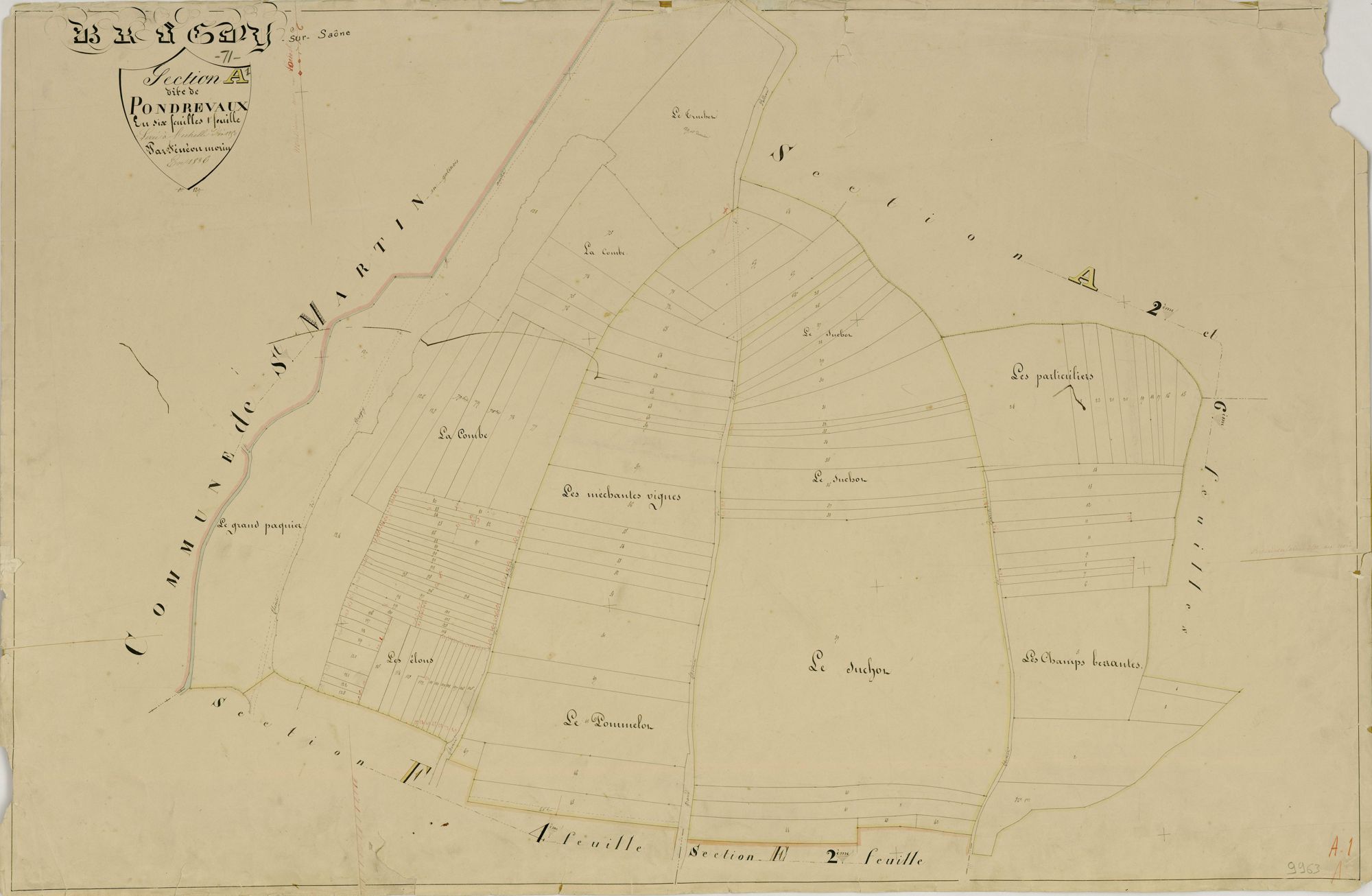 Bragny-sur-Saône - PONDREVAUX
